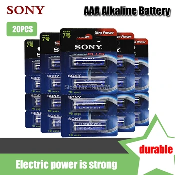 

20PCS Original Sony 1.5V AAA Alkaline Battery LR03 AM4 For Electric toothbrush Toy Flashlight Mouse clock Dry Primary Battery