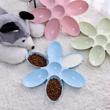 Cat Tableware Petal Shape Multi-grid Plastic Pet Utensils Feeding and Water Bowl
Cat Tableware Petal Shape Multi-grid Plastic Pet Utensils Feeding and Water Bowl