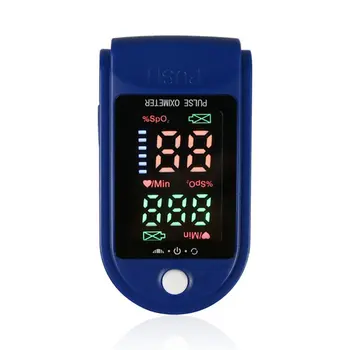 Finger Oximeter Digital Fingertip Pulse Oximeter Blood Oxygen Saturation Meter Finger SPO2 PR Heart Rate Monitor Health Care
Finger Oximeter Digital Fingertip Pulse Oximeter Blood Oxygen Saturation Meter Finger SPO2 PR Heart Rate Monitor Health Care
