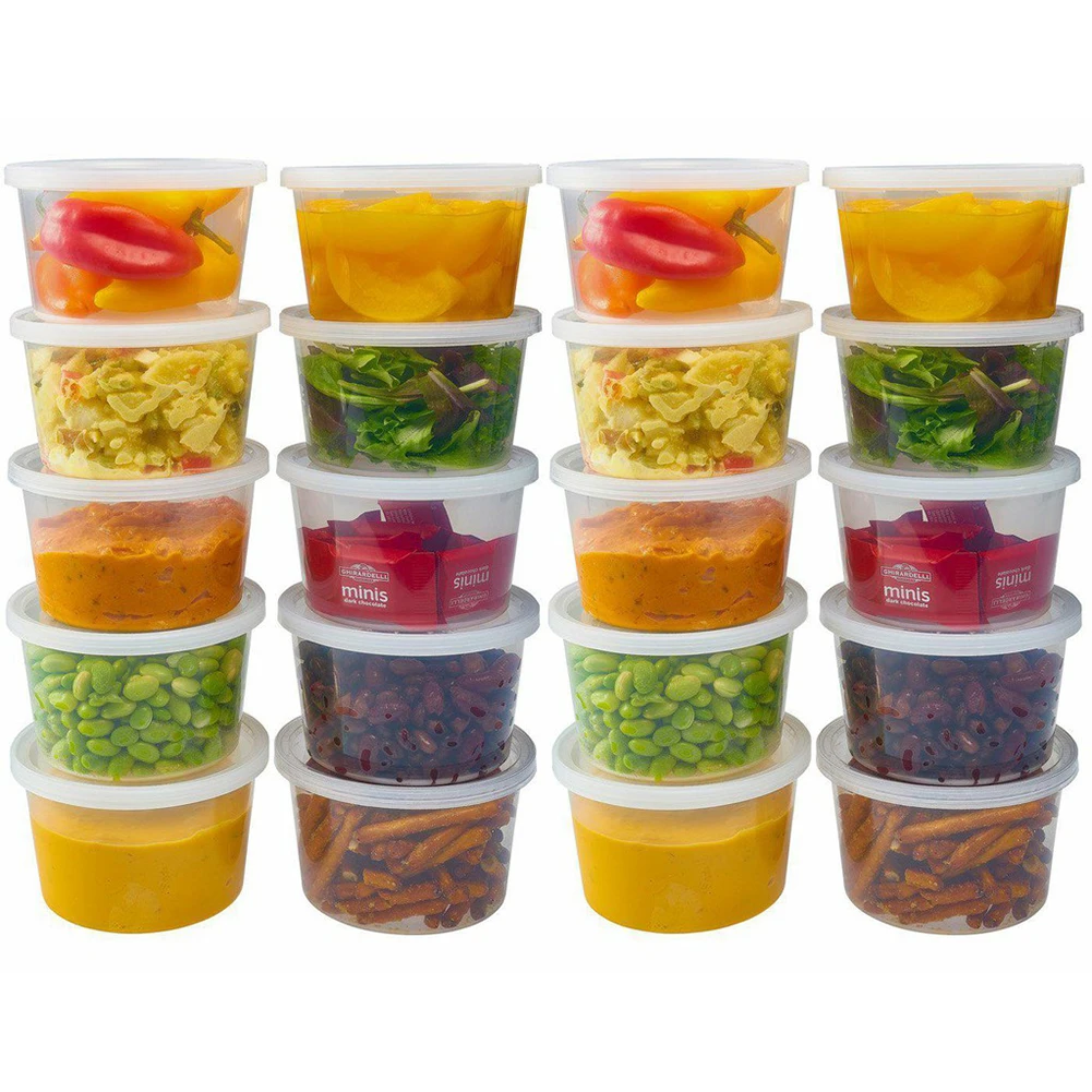 8PCS Ultra-Light PP Plastic Box Transparent Food Storage Boxes Refrigerated Sealed Round Container Salad Dressing Box
8PCS Ultra-Light PP Plastic Box Transparent Food Storage Boxes Refrigerated Sealed Round Container Salad Dressing Box