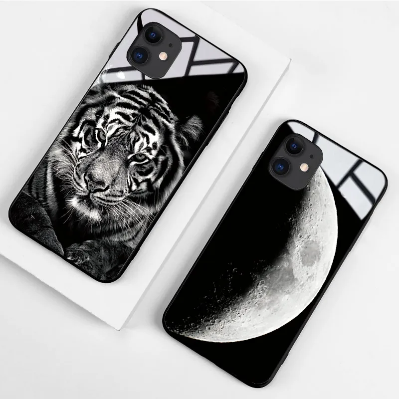 Дизайнерский чехол для телефона iPhone 11 Pro Max X XR XS 5 5S SE 6 6S 7 8 Plus силиконовый из стекла