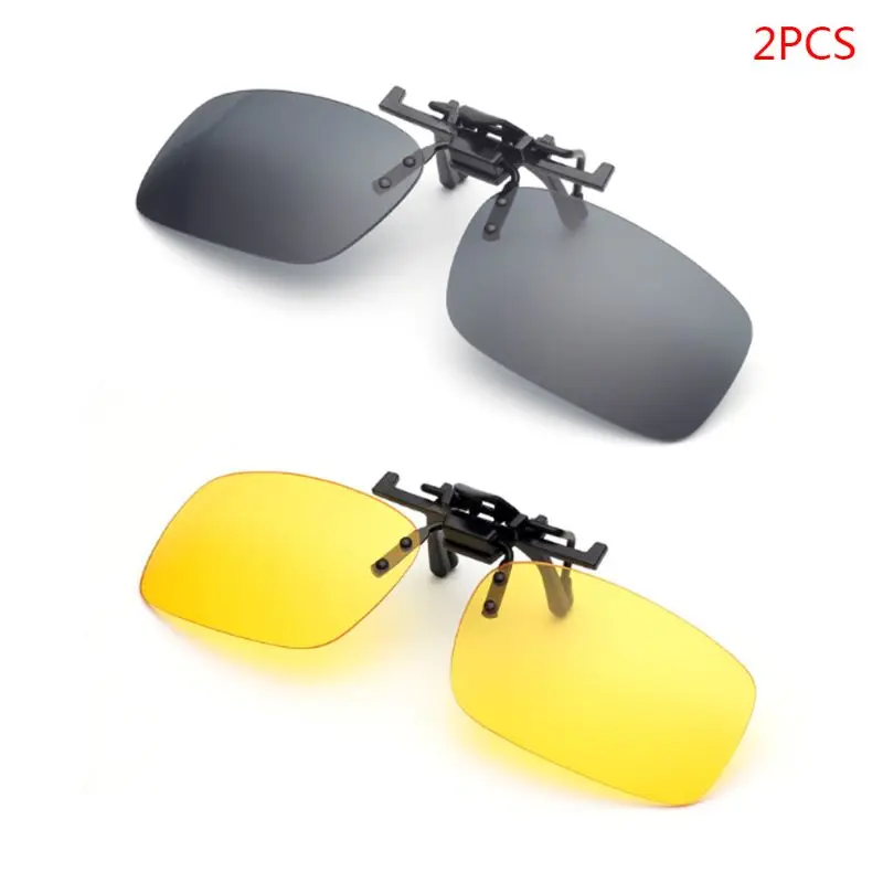 Two Pieces Sunglasses Lens Accessories Unisex Polarized Day Night Vision Lens Clip-on Flip-up Sunglasses Glasses
Two Pieces Sunglasses Lens Accessories Unisex Polarized Day Night Vision Lens Clip-on Flip-up Sunglasses Glasses