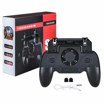 Mobile Phone Game Controller Game Joystick Cooling Fan Gamepad for PUBG Android IOS 4-IN-1 Mobile Game Controller
Mobile Phone Game Controller Game Joystick Cooling Fan Gamepad for PUBG Android IOS 4-IN-1 Mobile Game Controller