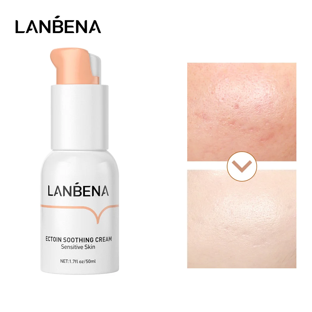 LANBENA Ectoin Soothing Cream Repair Skin Coarse Barriers Moisturizing Regenerating Sensitive Anti Allergic Reduce redness 50ML
LANBENA Ectoin Soothing Cream Repair Skin Coarse Barriers Moisturizing Regenerating Sensitive Anti Allergic Reduce redness 50ML