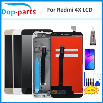 Original 5.0" LCD For Xiaomi Redmi 4X LCD Display Touch Screen Replacement with frame For Redmi 4X Pro Digiziter Assembly parts