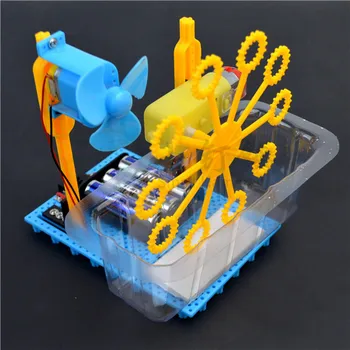 DIY Bubble Machine Homemade Assembly Electric Toy Creative Science Experiment Kit For Children Student Toy
DIY Bubble Machine Homemade Assembly Electric Toy Creative Science Experiment Kit For Children Student Toy