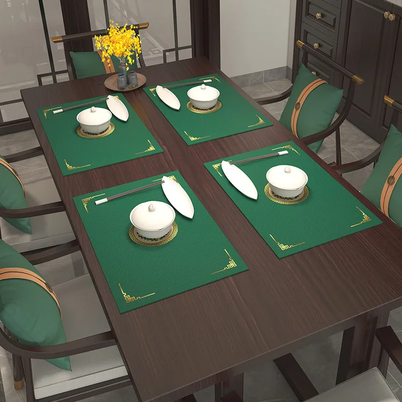PU leather Placemat Waterproof oil-proof heat-resistant non-slip insulation mat Table mat customize Coaster tablecloth deco pad
PU leather Placemat Waterproof oil-proof heat-resistant non-slip insulation mat Table mat customize Coaster tablecloth deco pad