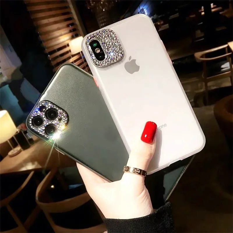 Чехол для iPhone 11 XR 7 8 Pro Max X XS Plus 6 6s матовый прозрачный роскошный однотонный чехол со