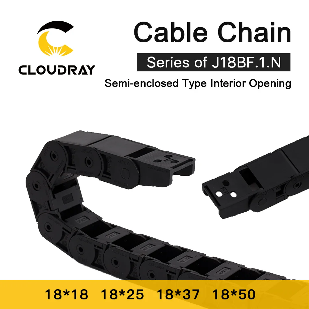 Полузакрытый кабель Cloudray 18x18 18x25 18x37 18x50|cable chain|chain transmissionchain drag |