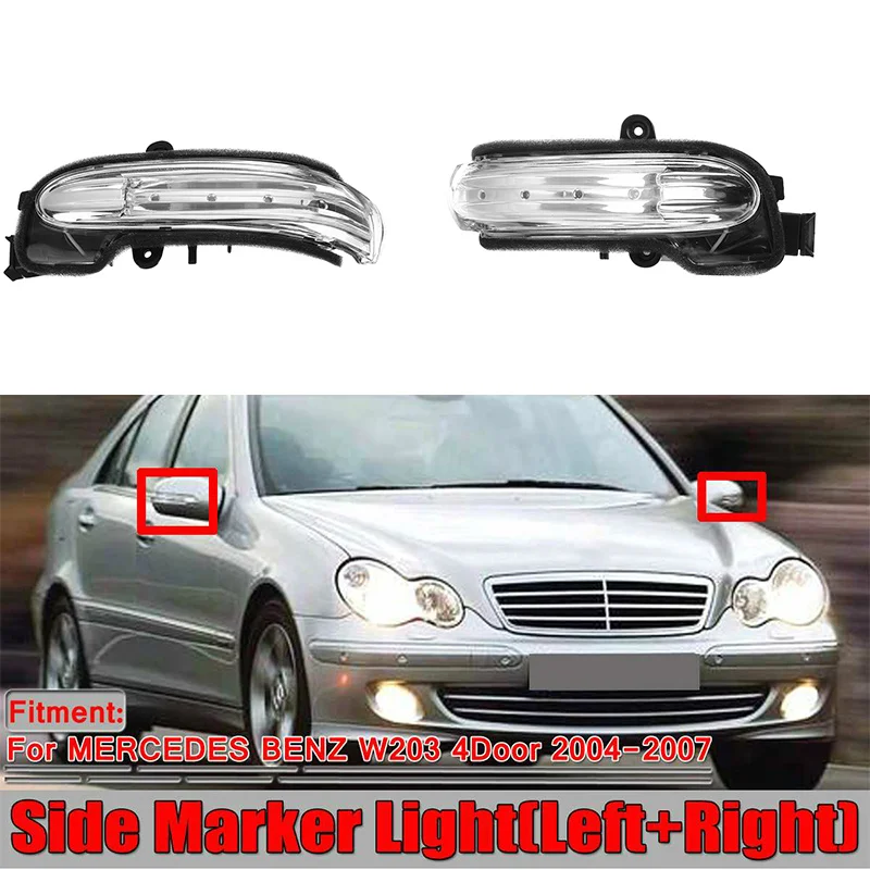 Car Door Wing Side Marker Light Rearview Mirror Turn Signal Indicator Side Light Lamp For Mercedes For Benz W203 4Dr 2004-2007
Car Door Wing Side Marker Light Rearview Mirror Turn Signal Indicator Side Light Lamp For Mercedes For Benz W203 4Dr 2004-2007