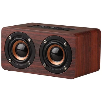 Bluetooth Wood Speaker Home Wireless Dual Louderspeakers with AUX Audio Playback Interface for Mobile Phone
Bluetooth Wood Speaker Home Wireless Dual Louderspeakers with AUX Audio Playback Interface for Mobile Phone