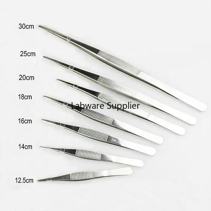 7pcs/set Thicken Stainless Steel medical straight Tweezers, round-head Surgical Tweezer 12.5/14/16/18/20/25/30cm for Laboratory
7pcs/set Thicken Stainless Steel medical straight Tweezers, round-head Surgical Tweezer 12.5/14/16/18/20/25/30cm for Laboratory