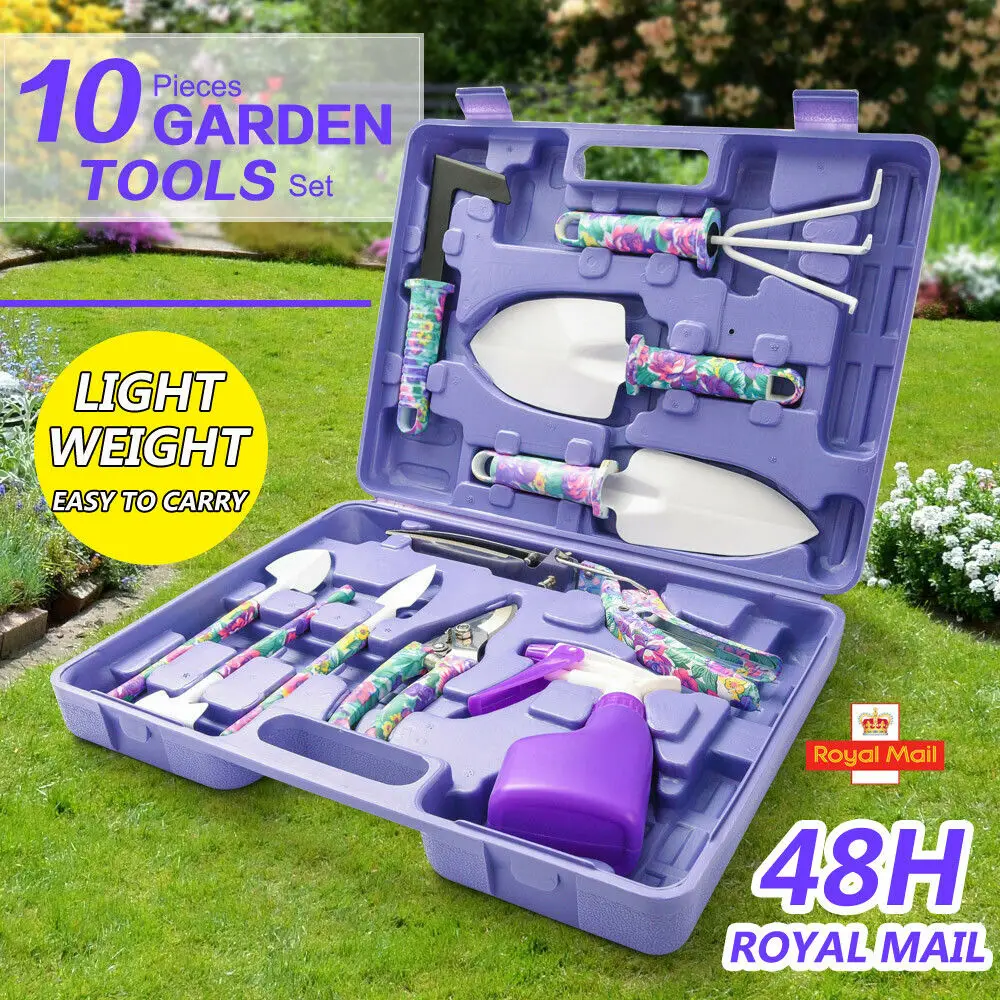 10PCS Boxed Non-Slip Garden Tools Set Stainless Steel Lightweight Handle Garden Weeding Kits Gift Garden Tools Weeding Digging
10PCS Boxed Non-Slip Garden Tools Set Stainless Steel Lightweight Handle Garden Weeding Kits Gift Garden Tools Weeding Digging