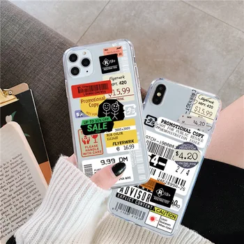 Luxury clear stamp label barcode Phone Case For Xiaomi Redmi Note 10 9 8 Pro Note7 8t 9s 9 lite Back Cover Cute Simple Funda
Luxury clear stamp label barcode Phone Case For Xiaomi Redmi Note 10 9 8 Pro Note7 8t 9s 9 lite Back Cover Cute Simple Funda