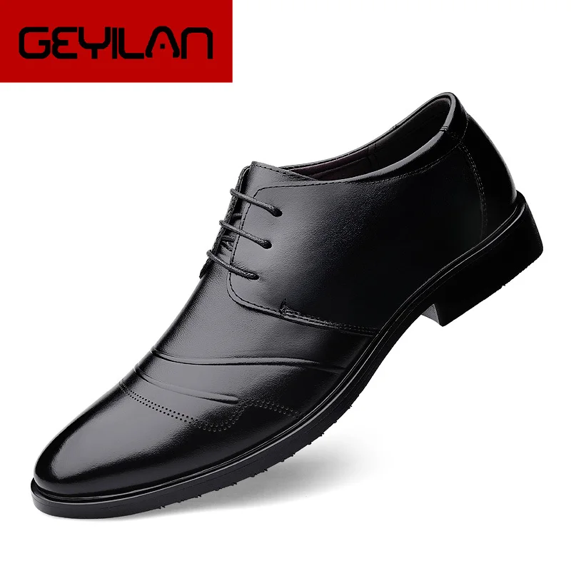 Men Formal Shoes Genuine Leather Luxury Brand Skin Pointed Toe Dress Footwear Male Office Italian Brogue Oxford Shoes for Men
Men Formal Shoes Genuine Leather Luxury Brand Skin Pointed Toe Dress Footwear Male Office Italian Brogue Oxford Shoes for Men