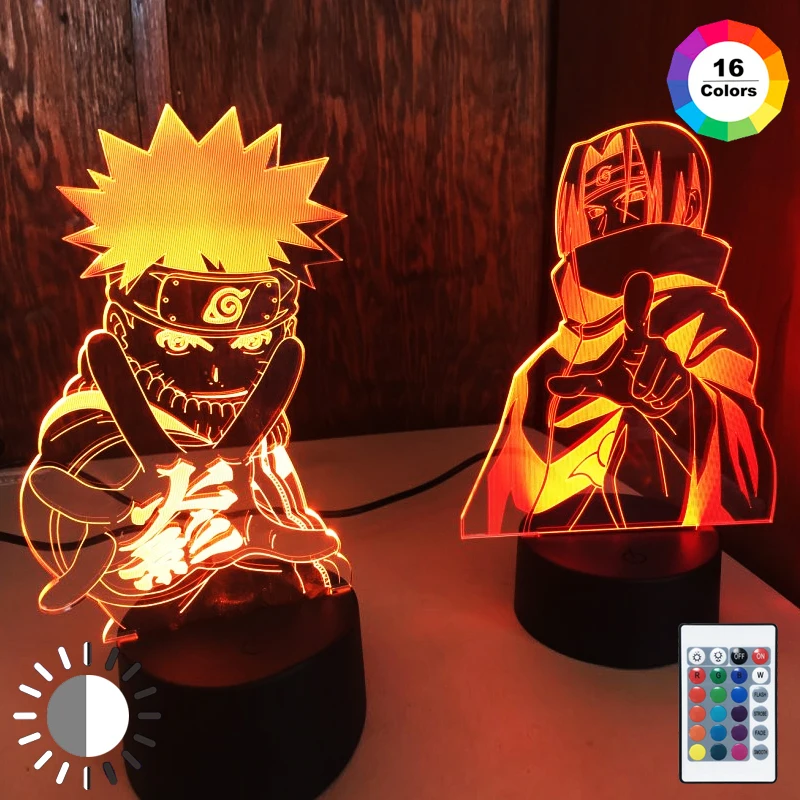 Colorful Nightlight Anime Naruto Uzumaki Kids Led Night Light Team 7 Kakashi Hatake Child Bedroom Decor Sasuke Uchiha 3d Lamp
Colorful Nightlight Anime Naruto Uzumaki Kids Led Night Light Team 7 Kakashi Hatake Child Bedroom Decor Sasuke Uchiha 3d Lamp