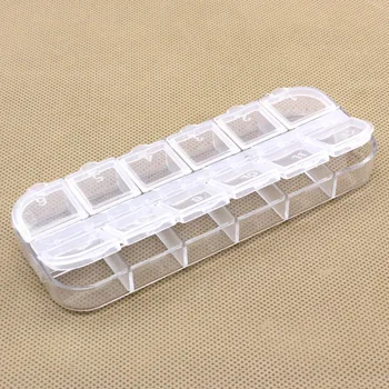12 Grids Plastic Empty Box Nail Art Container Rhinestone Gems Crystal Jewelry Beads Detachable Decoration Storage Box Case
12 Grids Plastic Empty Box Nail Art Container Rhinestone Gems Crystal Jewelry Beads Detachable Decoration Storage Box Case