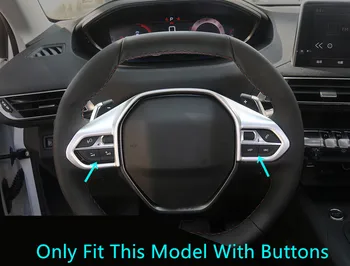 For Peugeot 3008 GT 5008 GT 2017 2018 2019 ABS Interior Steering Wheel Buttons Frame Decoration Cover Trim 1PC Car Accessories
For Peugeot 3008 GT 5008 GT 2017 2018 2019 ABS Interior Steering Wheel Buttons Frame Decoration Cover Trim 1PC Car Accessories