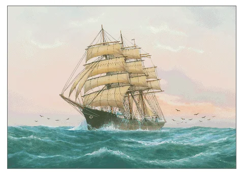 The Sea Sailing Boat Dawn Clear Picture Cross Stitch Kits Top Quality Counted 14CT Unprinted Embroidered Handmade Art Decor
The Sea Sailing Boat Dawn Clear Picture Cross Stitch Kits Top Quality Counted 14CT Unprinted Embroidered Handmade Art Decor