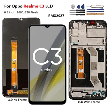 6.5" Display For Realme C3 LCD Display Touch Screen Digitizer Assembly Replacement Part For Oppo Realme C3 LCD Screen RMX2027
6.5" Display For Realme C3 LCD Display Touch Screen Digitizer Assembly Replacement Part For Oppo Realme C3 LCD Screen RMX2027