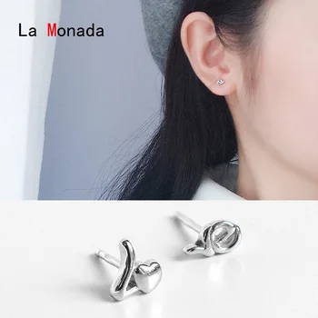 La Monada Minimalist Korean Stud Earrings 925 Sterling Silver Fine Earrings For Women Love Letter Wedding Accessories Mujer
La Monada Minimalist Korean Stud Earrings 925 Sterling Silver Fine Earrings For Women Love Letter Wedding Accessories Mujer