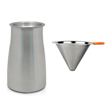 Coffeeware Set, 3 in 1 Powder Sieve with Reusable Hand Brewed Coffee Cone Funnel for Single-Origin Coffee
Coffeeware Set, 3 in 1 Powder Sieve with Reusable Hand Brewed Coffee Cone Funnel for Single-Origin Coffee