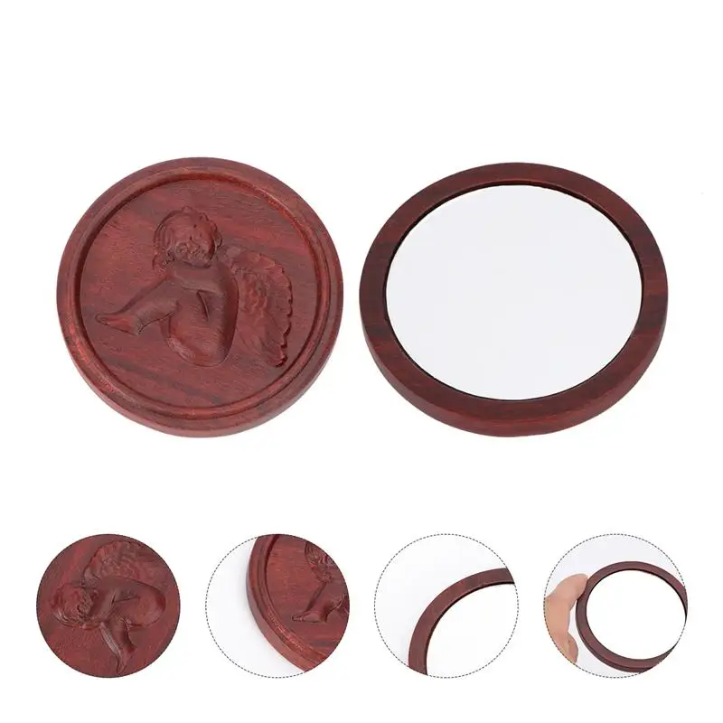 Retro Style Makeup Mirror Small Portable Pocket Mirror Makeup Mirror Little Angel Pattern Cosmetic Mirror Makeup Accessories
Retro Style Makeup Mirror Small Portable Pocket Mirror Makeup Mirror Little Angel Pattern Cosmetic Mirror Makeup Accessories