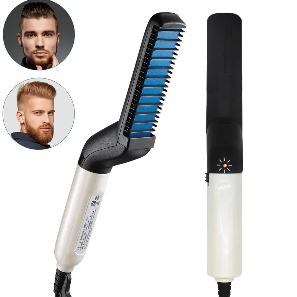 Multifunctional Hair Comb Brush Beard Hair Straightener Electric Heat Beard Straightening Comb Quick Hair Styler For Men
Multifunctional Hair Comb Brush Beard Hair Straightener Electric Heat Beard Straightening Comb Quick Hair Styler For Men