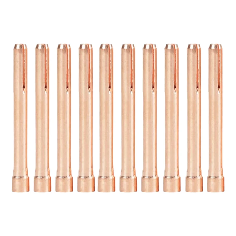 Welding Torch Collets 10Pcs 10N24 Welding Torch Collets for Tig Welding Torch WP-17/18/26 2.4mm
Welding Torch Collets 10Pcs 10N24 Welding Torch Collets for Tig Welding Torch WP-17/18/26 2.4mm