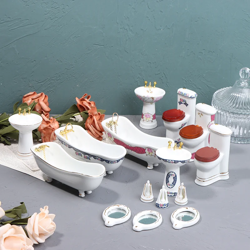 3/5pcs Dollhouse Miniature Bathroom Set Model Doll House Bathroom Accessories Doll House Mini Bathroom Set Accessories
3/5pcs Dollhouse Miniature Bathroom Set Model Doll House Bathroom Accessories Doll House Mini Bathroom Set Accessories
