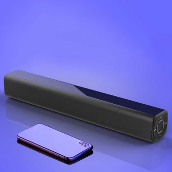 Portable 10W Soundbar Wireless Bluetooth Stereo Speaker with Remote Control for Home Theater /TV/PC/Phones/Tablets 
Portable 10W Soundbar Wireless Bluetooth Stereo Speaker with Remote Control for Home Theater /TV/PC/Phones/Tablets
