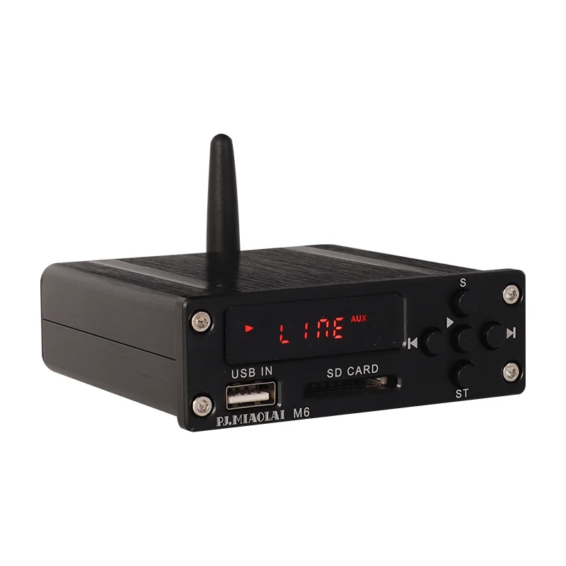 М6 MP3 HiFi музыкальный плеер без потерь мини предусилитель Стерео USB SD аудио декодер