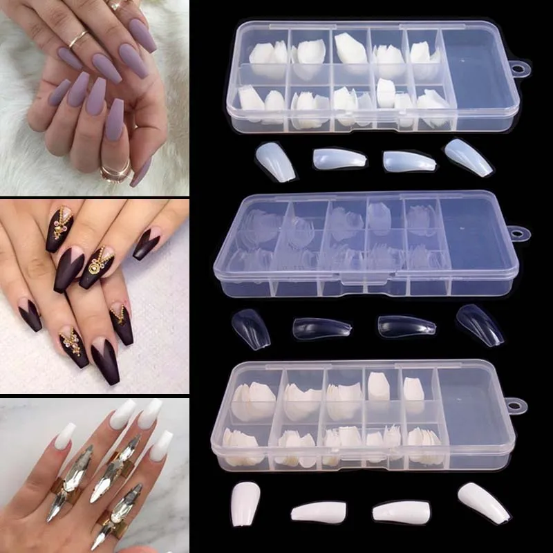 100Pcs Ballerina Shape False Nails Tips Practice Polish Gel Artificial Art Display Transparent Natural DIY Salon Fake Nail
100Pcs Ballerina Shape False Nails Tips Practice Polish Gel Artificial Art Display Transparent Natural DIY Salon Fake Nail