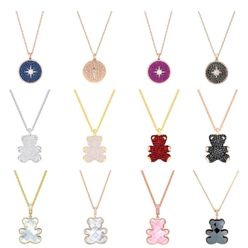 Original SWA XL023 Lovely Bear Pendant 3D Solid Bear Box Pendant Necklace Can Be Put In The Photo Necklace DIY Jewelry
Original SWA XL023 Lovely Bear Pendant 3D Solid Bear Box Pendant Necklace Can Be Put In The Photo Necklace DIY Jewelry