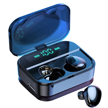 TWS HD LED Digital Display Bluetooth 5.0 Earphone Touch Control True Wireless Earbuds Music 3D Stereo Headset Sports Earphone
TWS HD LED Digital Display Bluetooth 5.0 Earphone Touch Control True Wireless Earbuds Music 3D Stereo Headset Sports Earphone