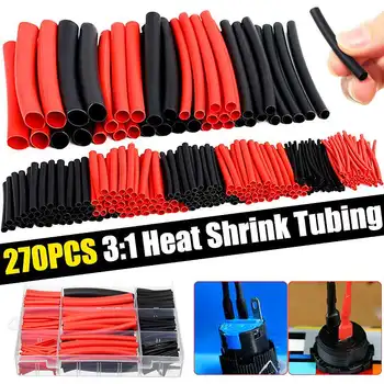 270Pcs Heat Shrink Tube Wrap Assortment Wire Cable Insulation Sleeving Dual Wall Heat Shrink Tubing Tube Sleeve Wrap Wire
270Pcs Heat Shrink Tube Wrap Assortment Wire Cable Insulation Sleeving Dual Wall Heat Shrink Tubing Tube Sleeve Wrap Wire
