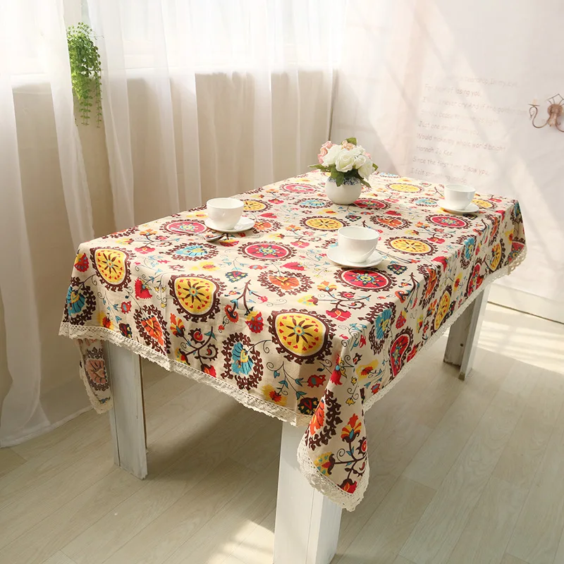 Sun flower table cloth rectangle Table Cover Bohemia cotton linen tablecloth for christmas Wedding Party Home picnic mat
Sun flower table cloth rectangle Table Cover Bohemia cotton linen tablecloth for christmas Wedding Party Home picnic mat