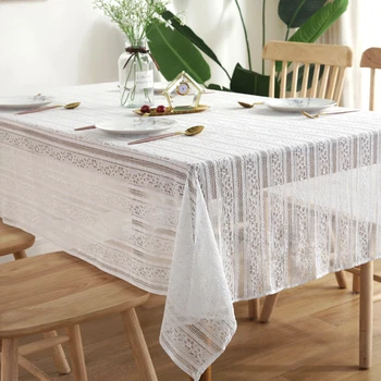 Rectangle White Vintage Table Cloth Lace Tablecloth Customized Cover Dining Decor Cloth Wedding Table Hotel Table Party Home
Rectangle White Vintage Table Cloth Lace Tablecloth Customized Cover Dining Decor Cloth Wedding Table Hotel Table Party Home
