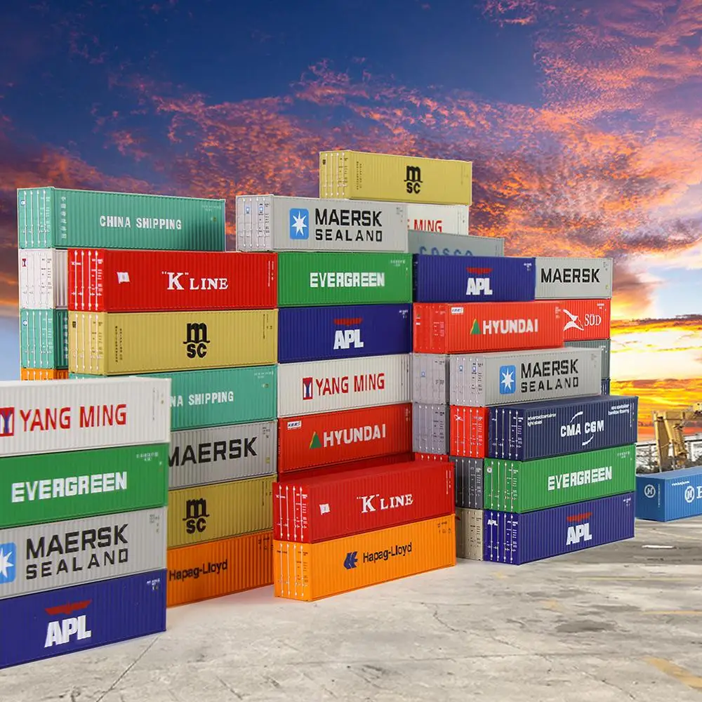 5pcs Same 40ft Containers Shipping Container Freight Car N Scale Model Trains lot C15008 Railway Modeling
5pcs Same 40ft Containers Shipping Container Freight Car N Scale Model Trains lot C15008 Railway Modeling