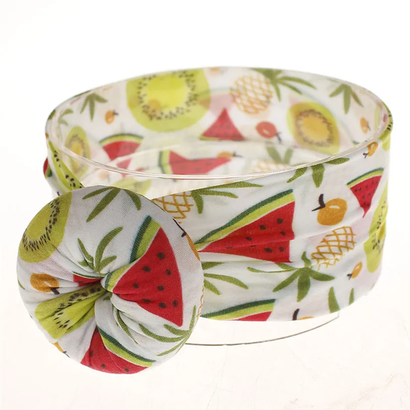 Toddler Girls Kids Baby Big Bow Hairband Headband Stretch Doughnut Head Wrap Headwear barettes 30N08 (20)