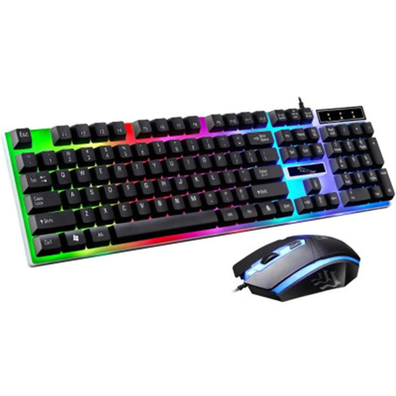 Gaming Wired Mechanical Keyboard 104 keys Gaming Keyboards for Tablet Desktop Russian/US Backlit LED Laptop Computer
Gaming Wired Mechanical Keyboard 104 keys Gaming Keyboards for Tablet Desktop Russian/US Backlit LED Laptop Computer