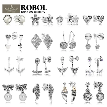 PDB ED 09 RLLEN 925 Sterling Silver Earringl With Crystal Luxury Earrings For Women Fairy Tale Zircon Feather Pentagram Studs 
PDB ED 09 RLLEN 925 Sterling Silver Earringl With Crystal Luxury Earrings For Women Fairy Tale Zircon Feather Pentagram Studs