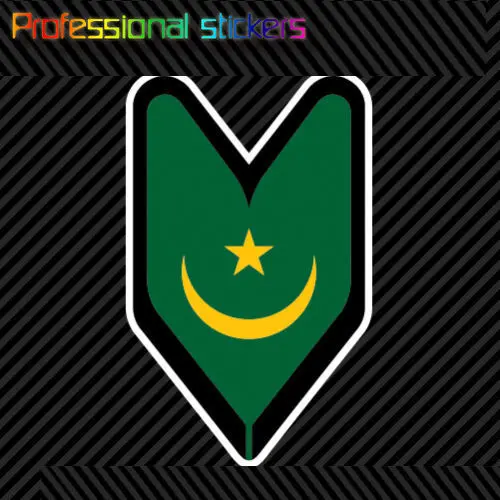 Mauritanian Driver Badge Sticker Die Cut Decal Wakaba Leaf Soshinoya Mauritania Stickers for Motos, Cars, Laptops, PVC
Mauritanian Driver Badge Sticker Die Cut Decal Wakaba Leaf Soshinoya Mauritania Stickers for Motos, Cars, Laptops, PVC