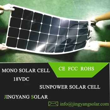 High Efficiency Sunpower cell Semi Flexible Solar Panel 50w 80w 100w waterproof
High Efficiency Sunpower cell Semi Flexible Solar Panel 50w 80w 100w waterproof