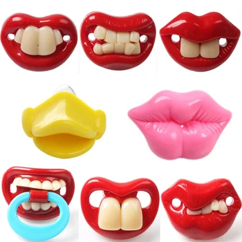 New Arrival Top Silicone Funny Nipple Dummy Baby Soother Joke Prank Toddler Pacy Orthodontic Nipples Teether Baby Pacifier Care
New Arrival Top Silicone Funny Nipple Dummy Baby Soother Joke Prank Toddler Pacy Orthodontic Nipples Teether Baby Pacifier Care