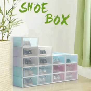 Thickened Transparent Multi-color Shoe Box Storage Box Clamshell Drawer Type Shoe Box Plastic Shoe Box Household Storage Box
Thickened Transparent Multi-color Shoe Box Storage Box Clamshell Drawer Type Shoe Box Plastic Shoe Box Household Storage Box