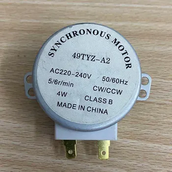 49TYJ-A2 AC220-240V 50/60Hz Micro Turntable Synchronous Tray Motor Microwave Oven Accessories Spares Parts
49TYJ-A2 AC220-240V 50/60Hz Micro Turntable Synchronous Tray Motor Microwave Oven Accessories Spares Parts