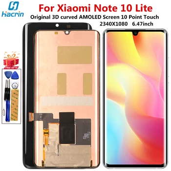 Original Display For Xiaomi Mi Note 10 Lite LCD Display Touch Screen Digitizer Assembly Amoled Screen For Xiaomi Mi Note 10 Lite
Original Display For Xiaomi Mi Note 10 Lite LCD Display Touch Screen Digitizer Assembly Amoled Screen For Xiaomi Mi Note 10 Lite
