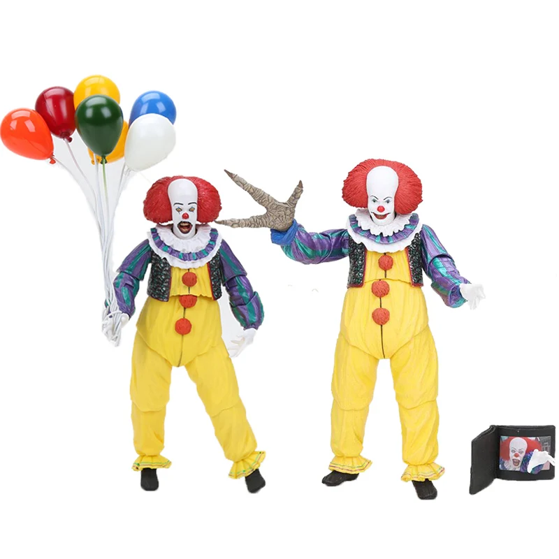 16-18cm NECA It Pennywise Joker Stephen King's 1990 Ultimate Pennywise Action Figure Collectible Model Toy
16-18cm NECA It Pennywise Joker Stephen King's 1990 Ultimate Pennywise Action Figure Collectible Model Toy