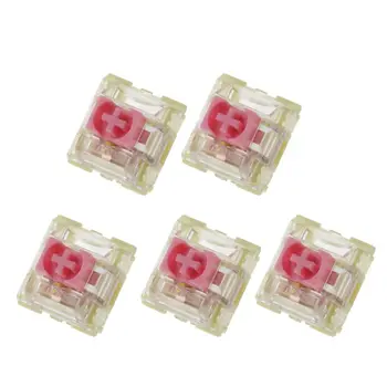 5pcs/pack TTC Pink Mechanical keyboard Switch Pink Gold Contact Switch 3pin 100 Million Lives For Cherry Gateron MX Switch keybo 
5pcs/pack TTC Pink Mechanical keyboard Switch Pink Gold Contact Switch 3pin 100 Million Lives For Cherry Gateron MX Switch keybo